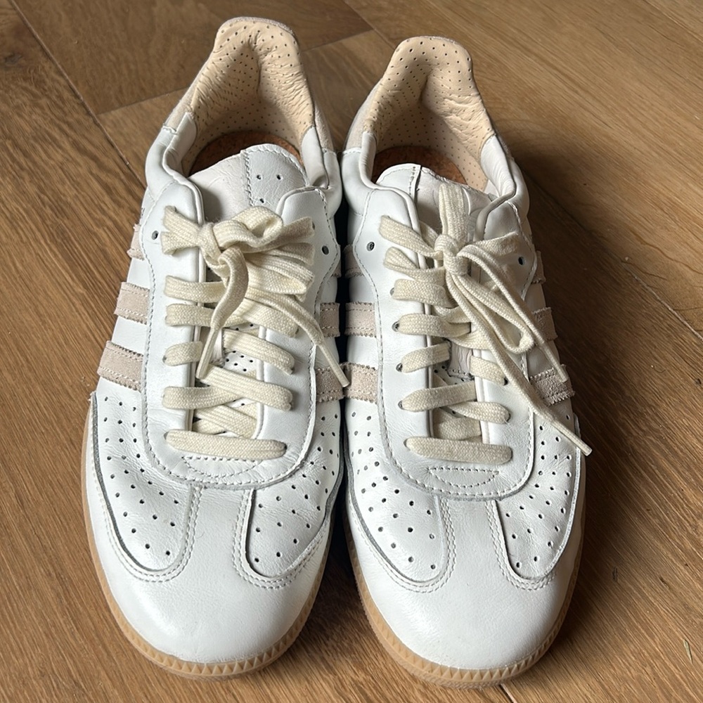 Adidas samba white leather